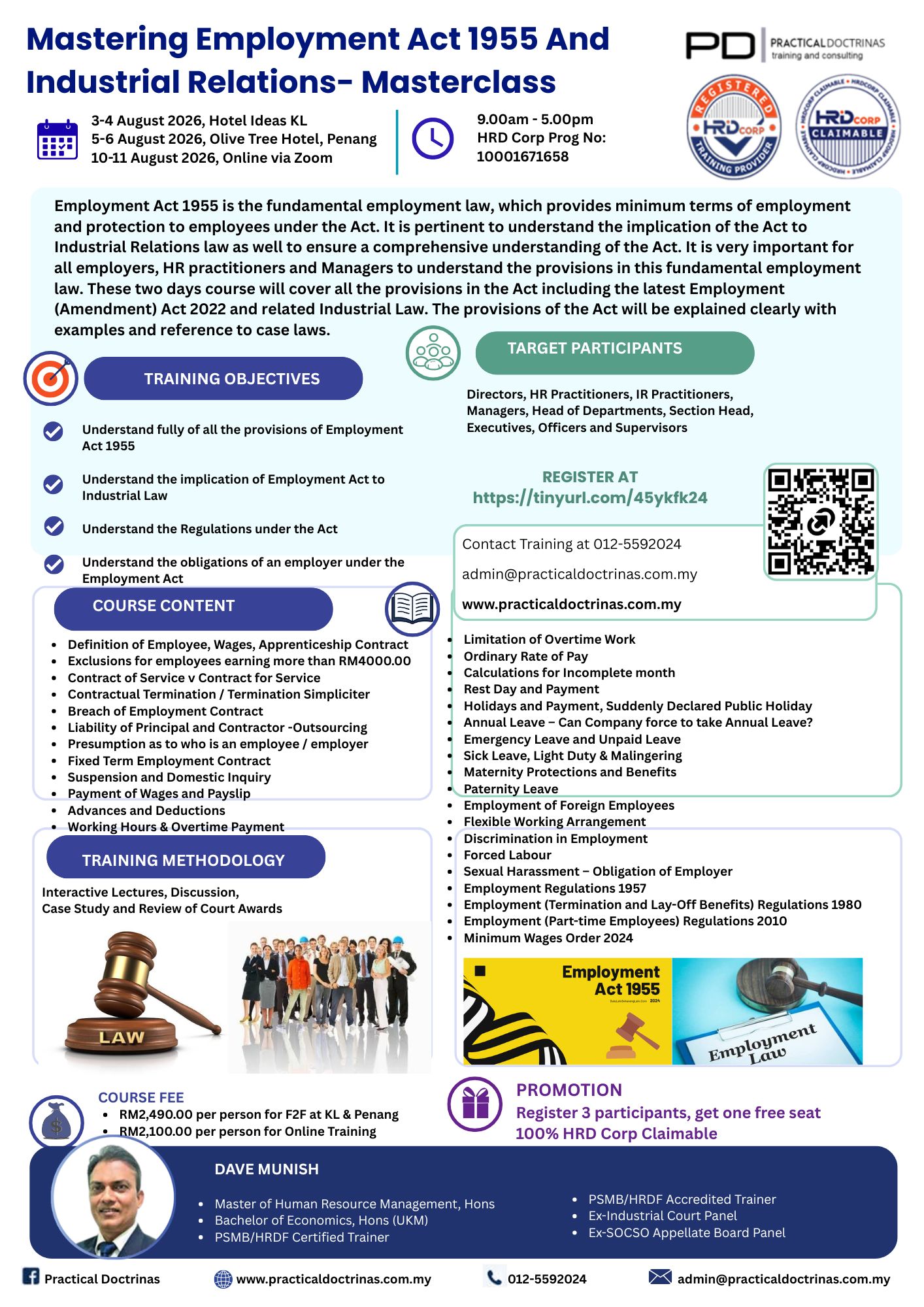 Mastering Employment Act 1955 And Industrial Relations - Masterclass